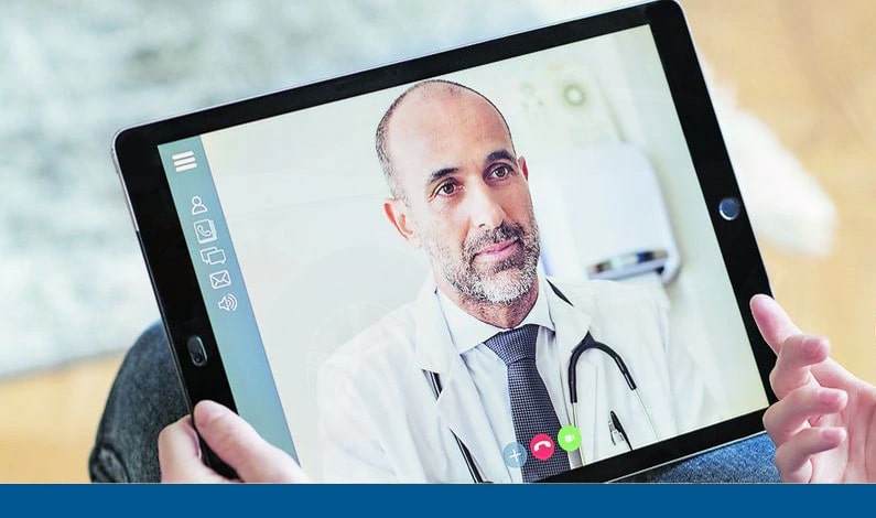 Visita domiciliaria con telemedicina